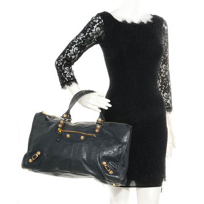 Balenciaga Agneau Giant 12 Gold Hardware Work Anthracite 2 of 12