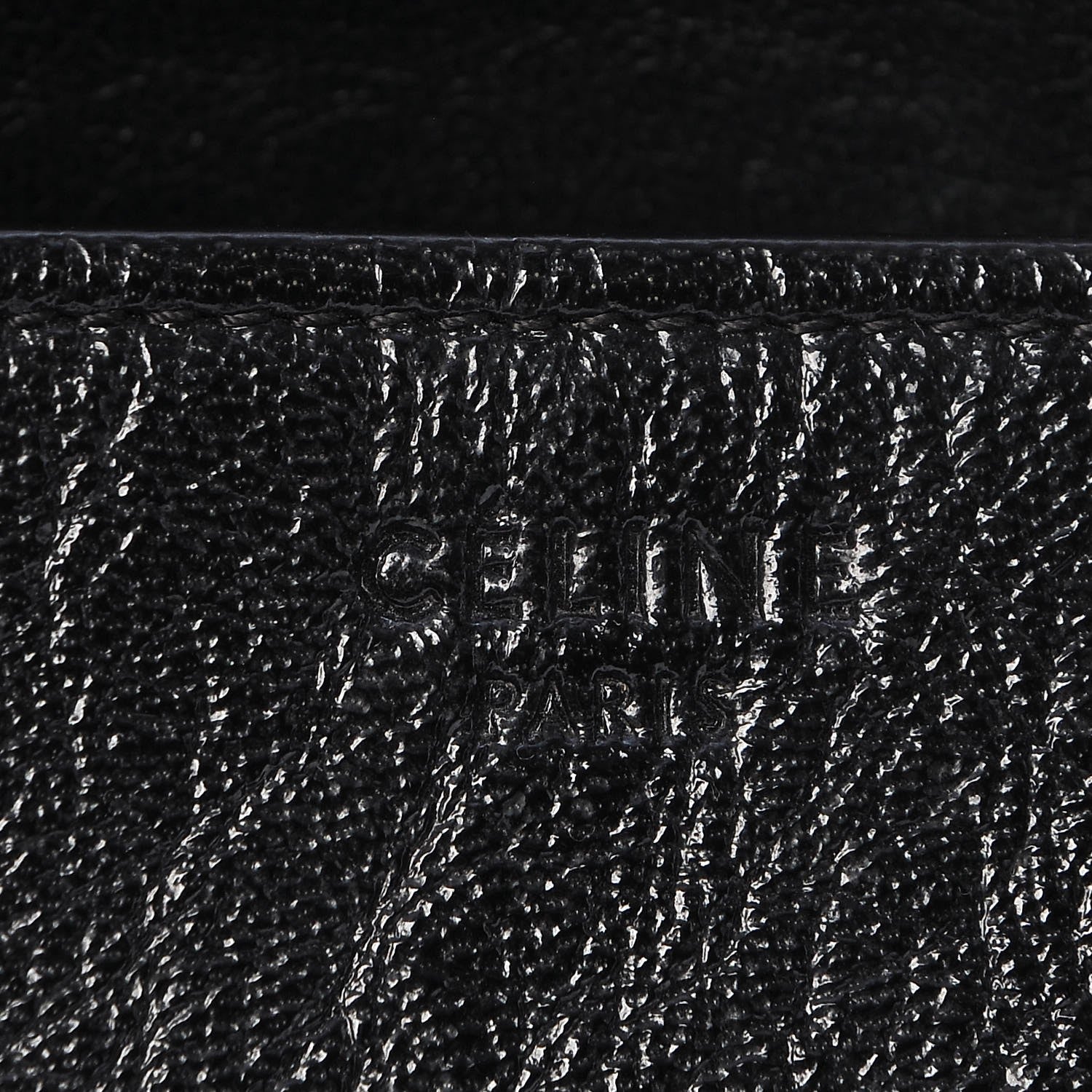 Celine Shiny Goatskin Medium Phantom Luggage Black 6 of 12