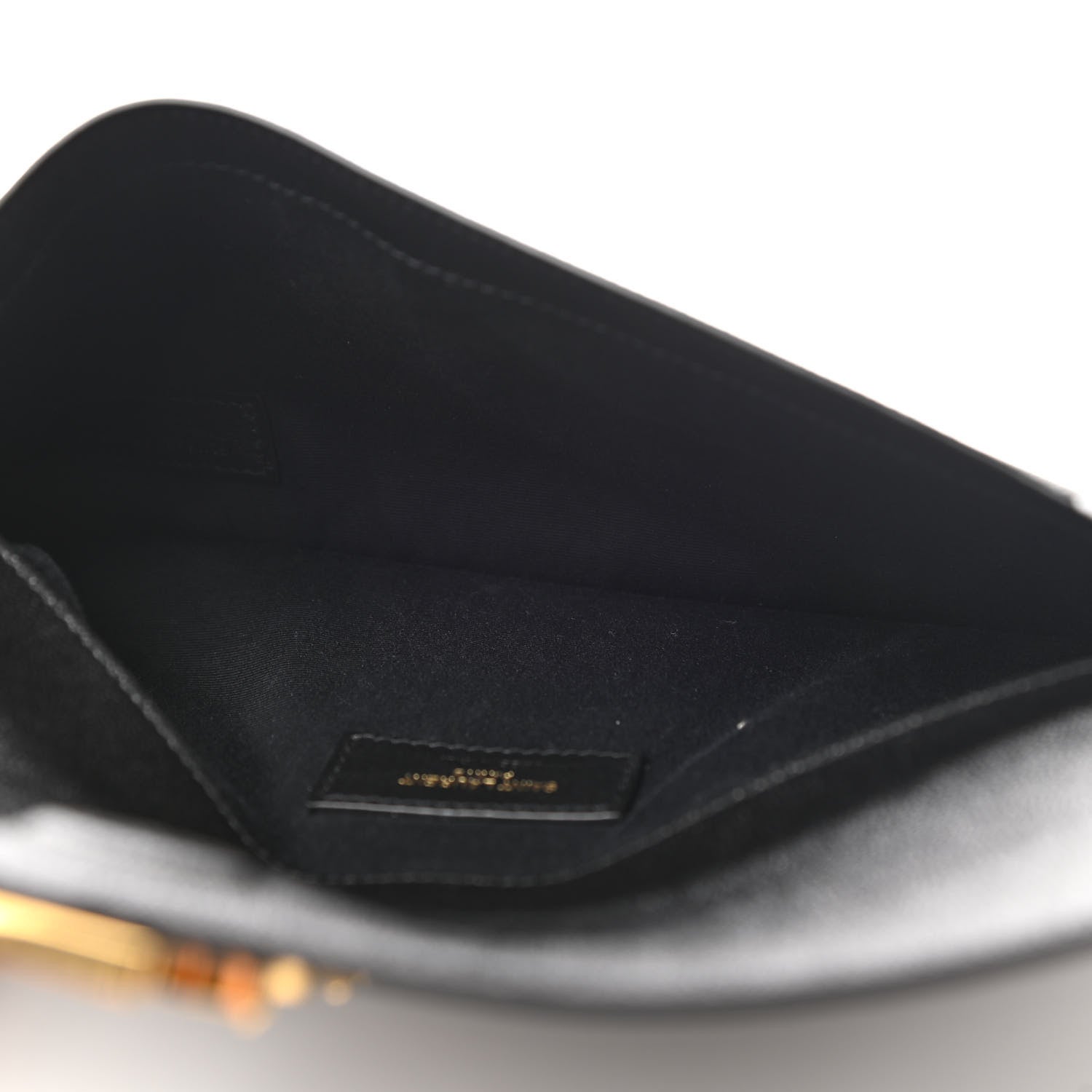 Saint Laurent Grain De Poudre Uptown Pouch Black 5 of 7