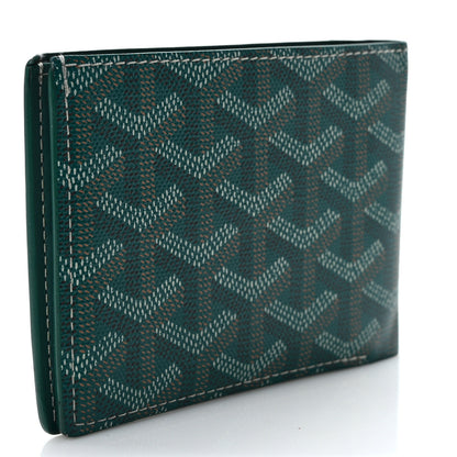 Goyard Goyardine Bi-Fold Victoire PM Wallet Green 3 of 6