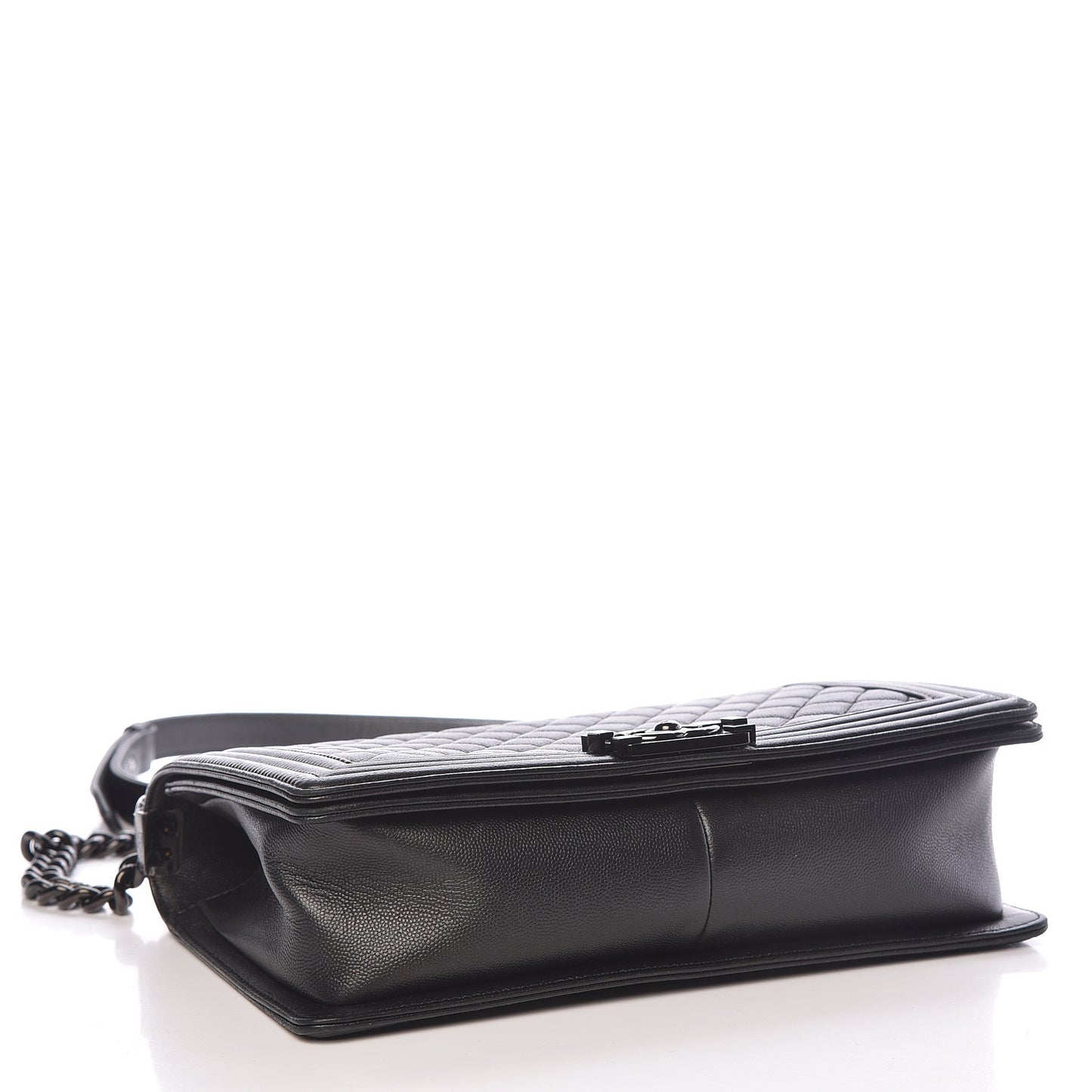 Caviar Quilted New Medium Boy Flap So Black