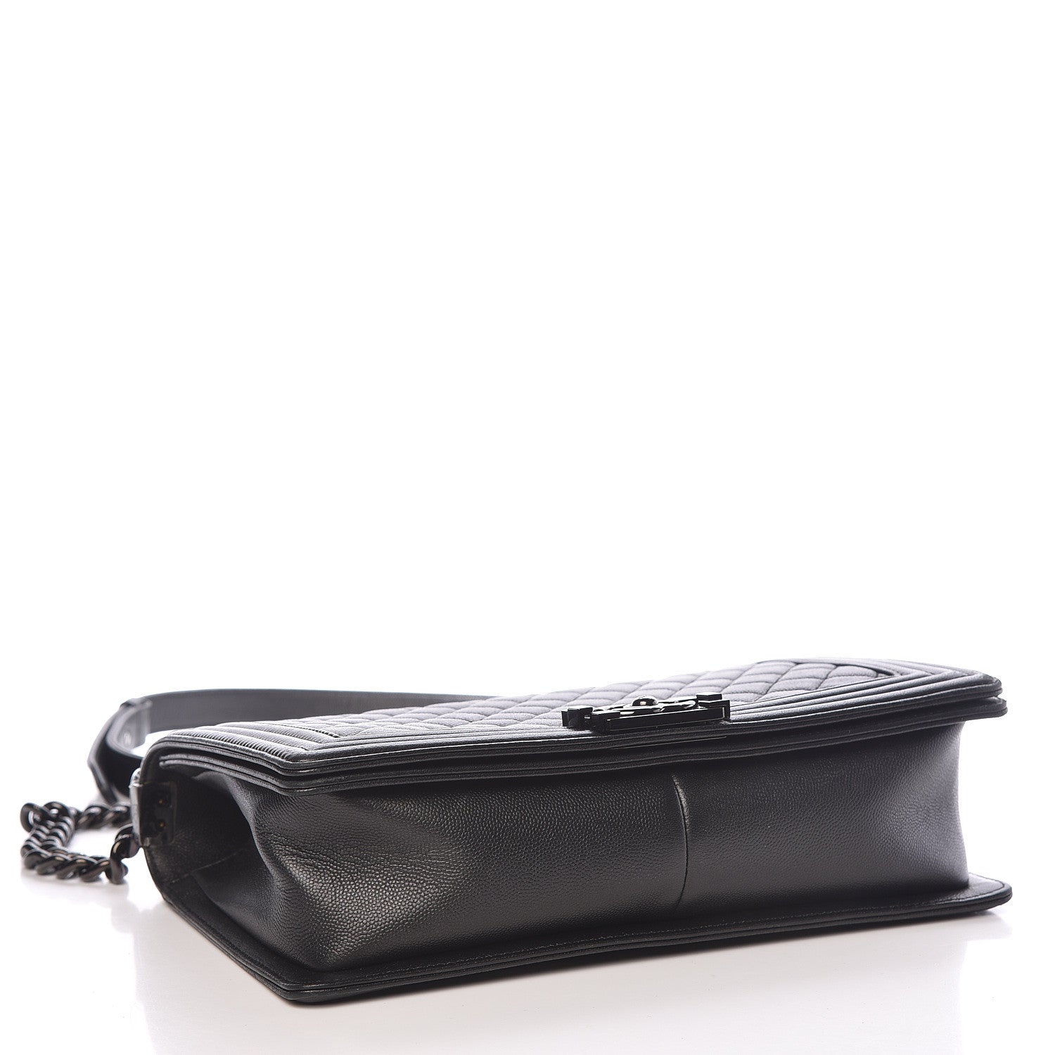 Chanel Caviar Quilted New Medium Boy Flap So Black 4 of 17