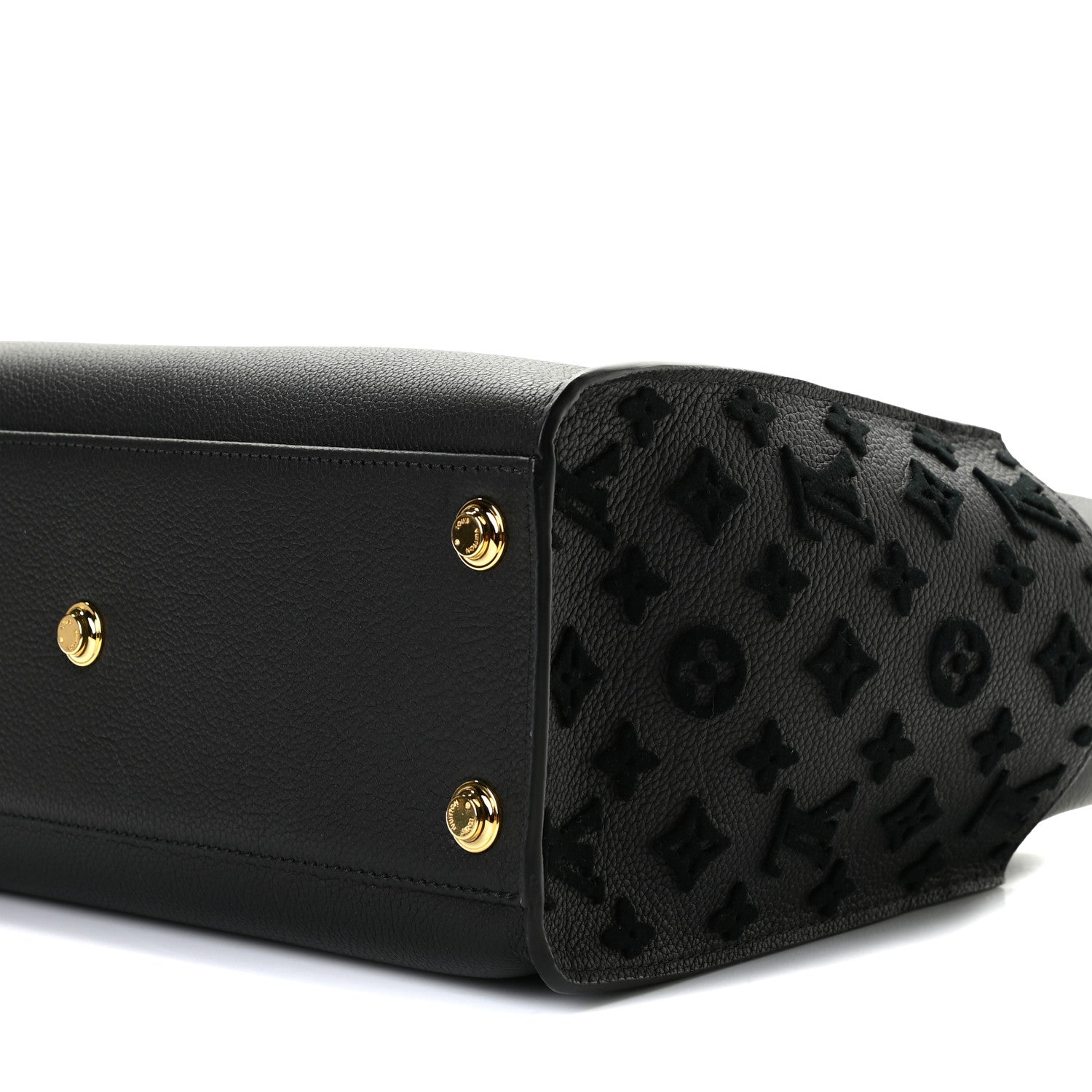 Louis Vuitton Calfskin Monogram Tufting On My Side Black 8 of 10