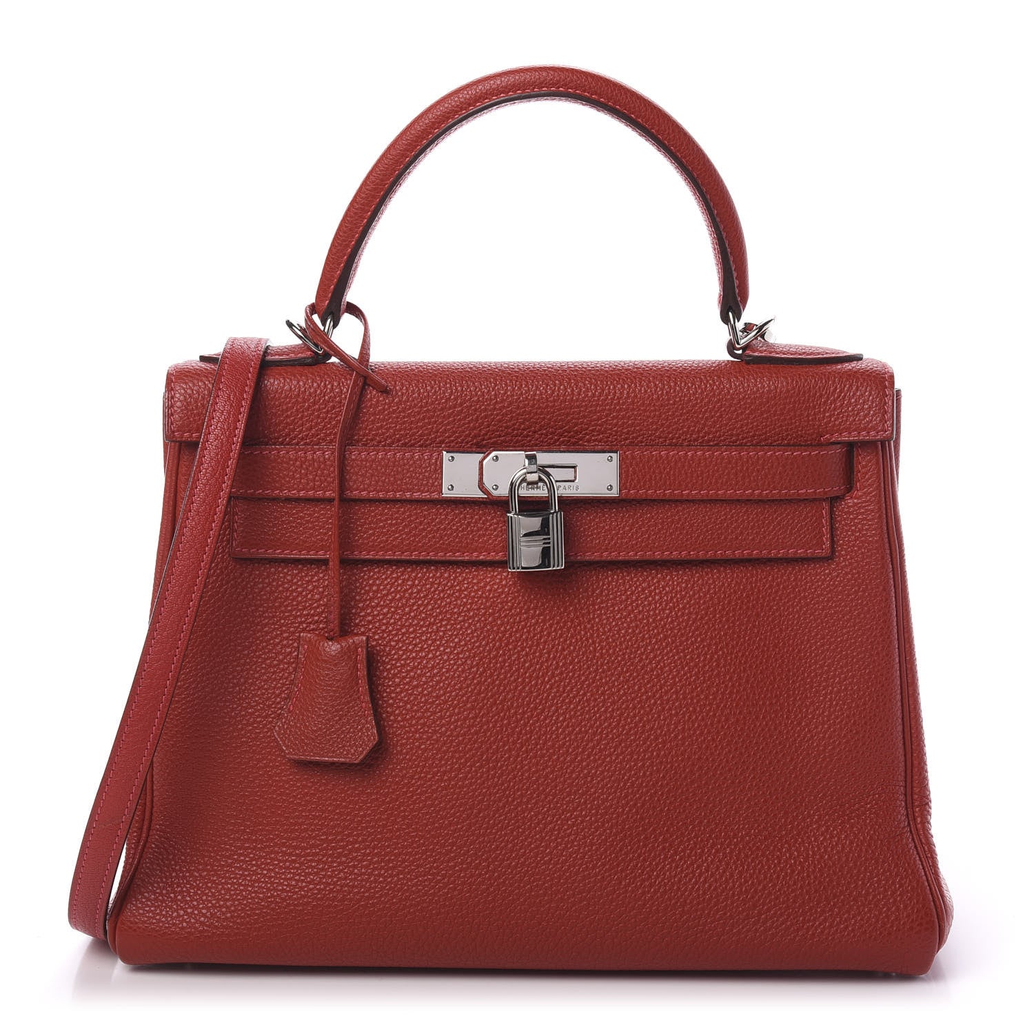Hermes Togo Kelly Retourne 28 Rouge Vif 1 of 11