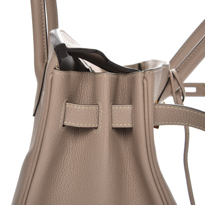 Hermes Togo Birkin 30 Gris Tourterelle 26 of 31