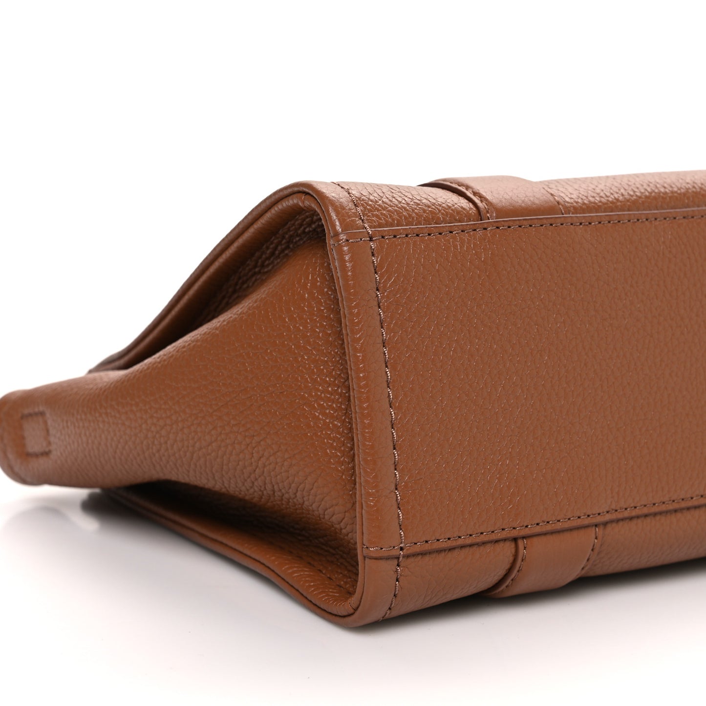 Grained Calfskin Small The Tote Bag Argan Oil