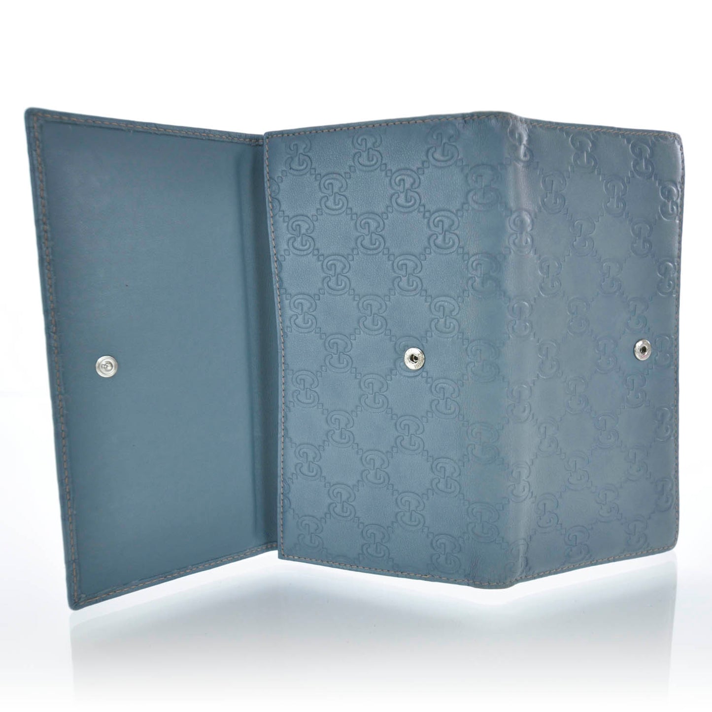 Guccissima Continental Wallet Blue