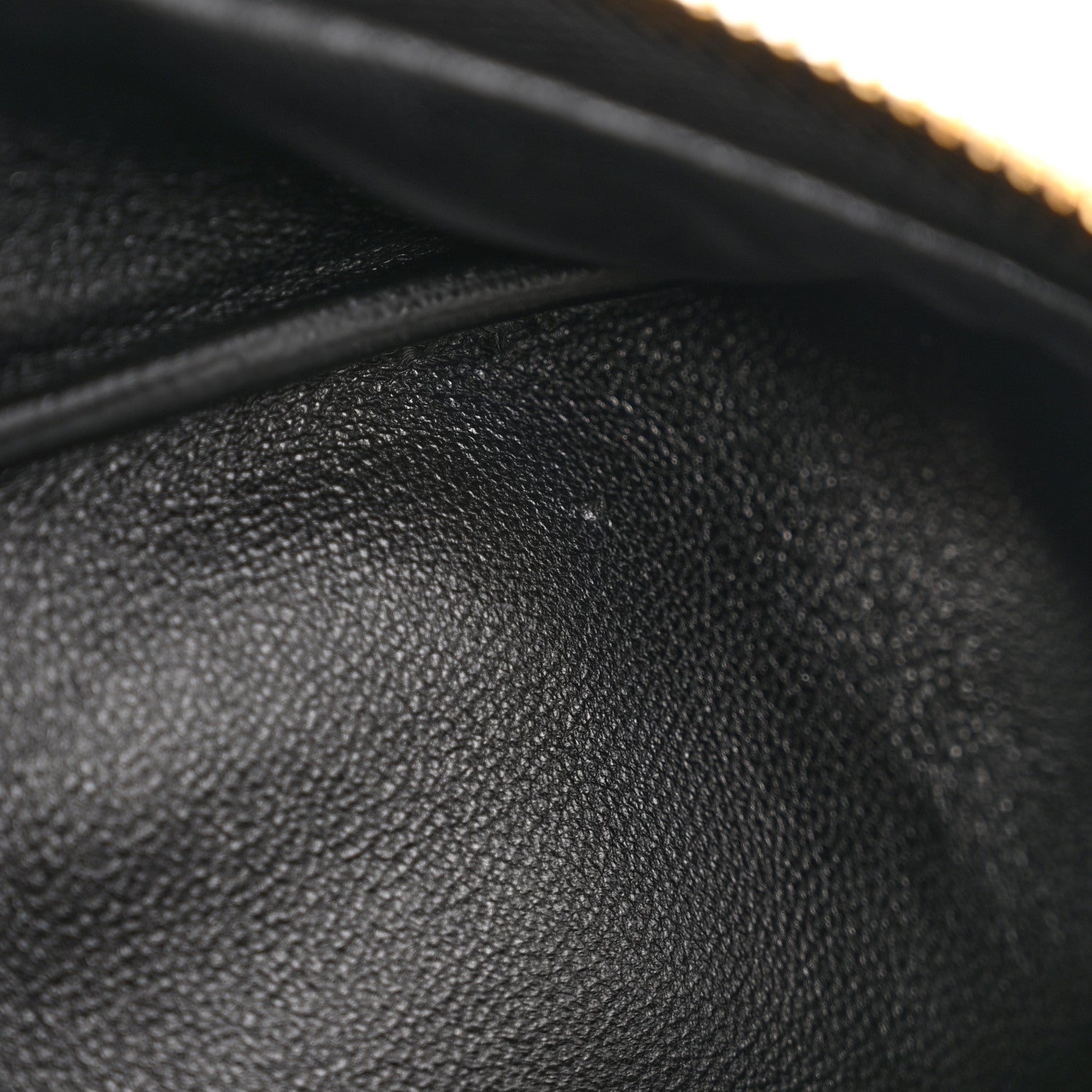 Prada Soft Calfskin Swing Shoulder Bag Black Hazelnut 11 of 12