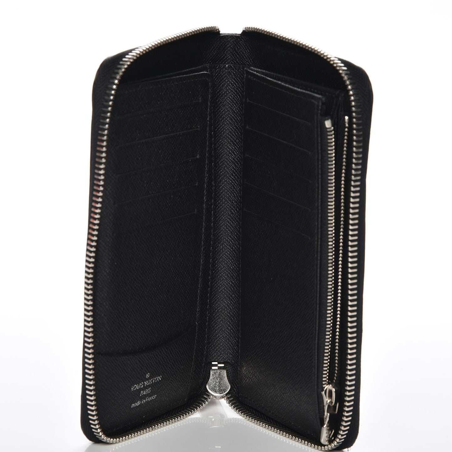 Epi Zippy Compact Wallet Black