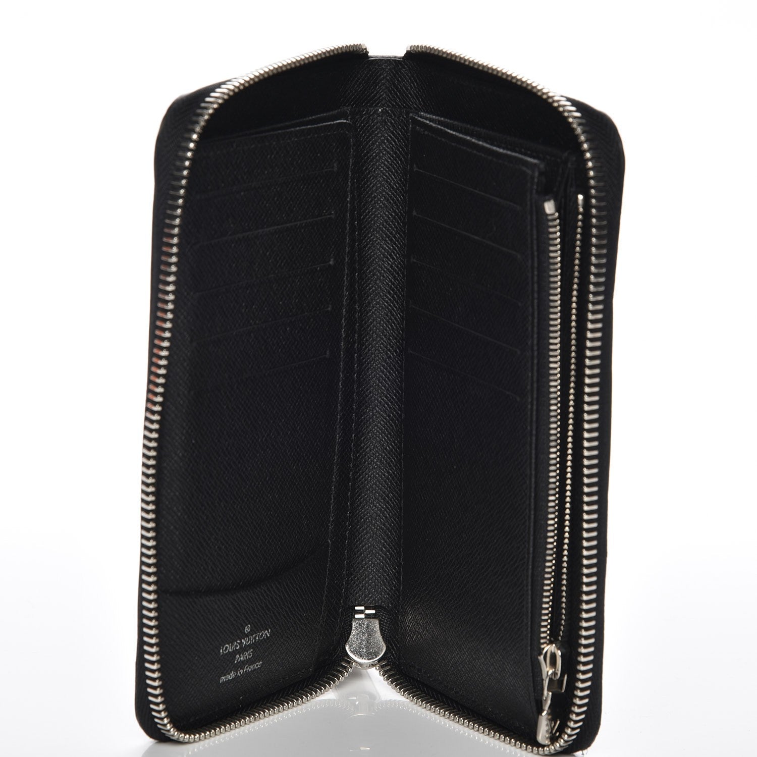 Louis Vuitton Epi Zippy Compact Wallet Black 5 of 7