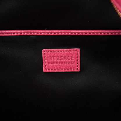 Versace Cervo Embossed Vitello Signature Duffle Bag Pink 5 of 9