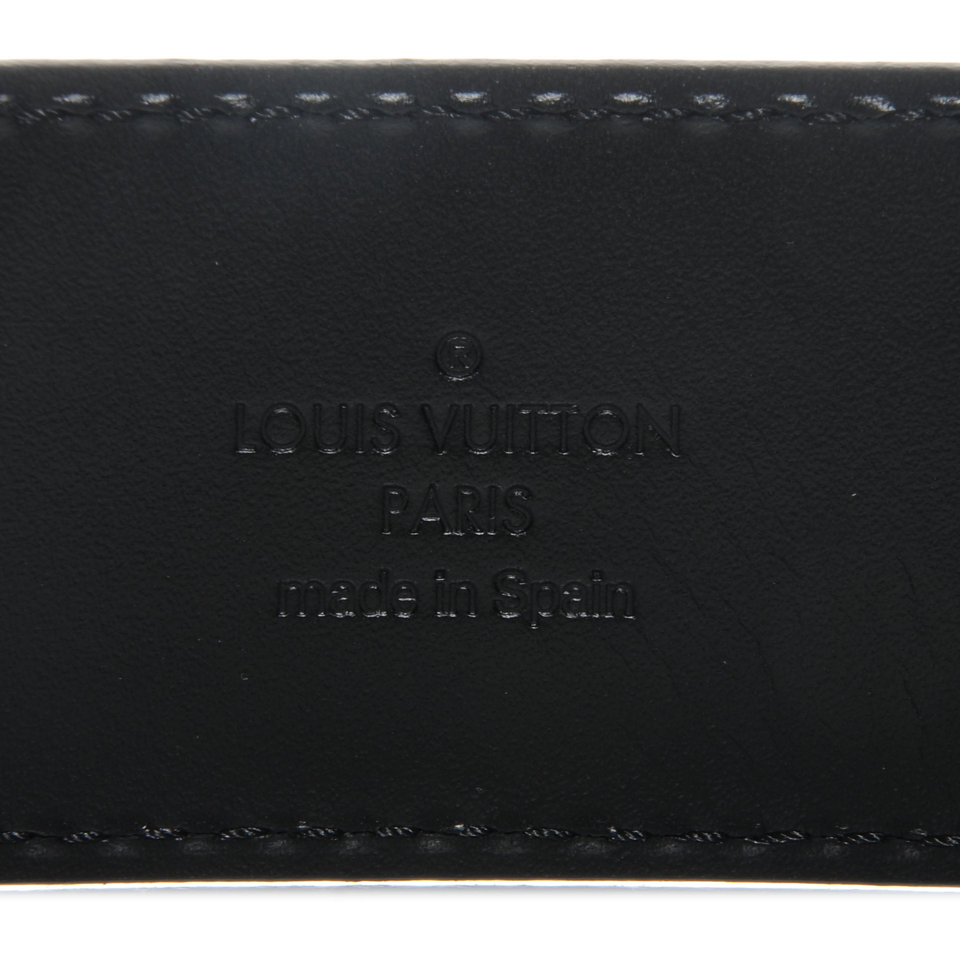 Louis Vuitton Damier Graphite LV Initiales Belt 100 40 4 of 6