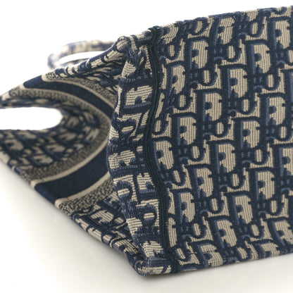 Christian Dior Oblique Medium Book Tote Blue Multicolor 9 of 11