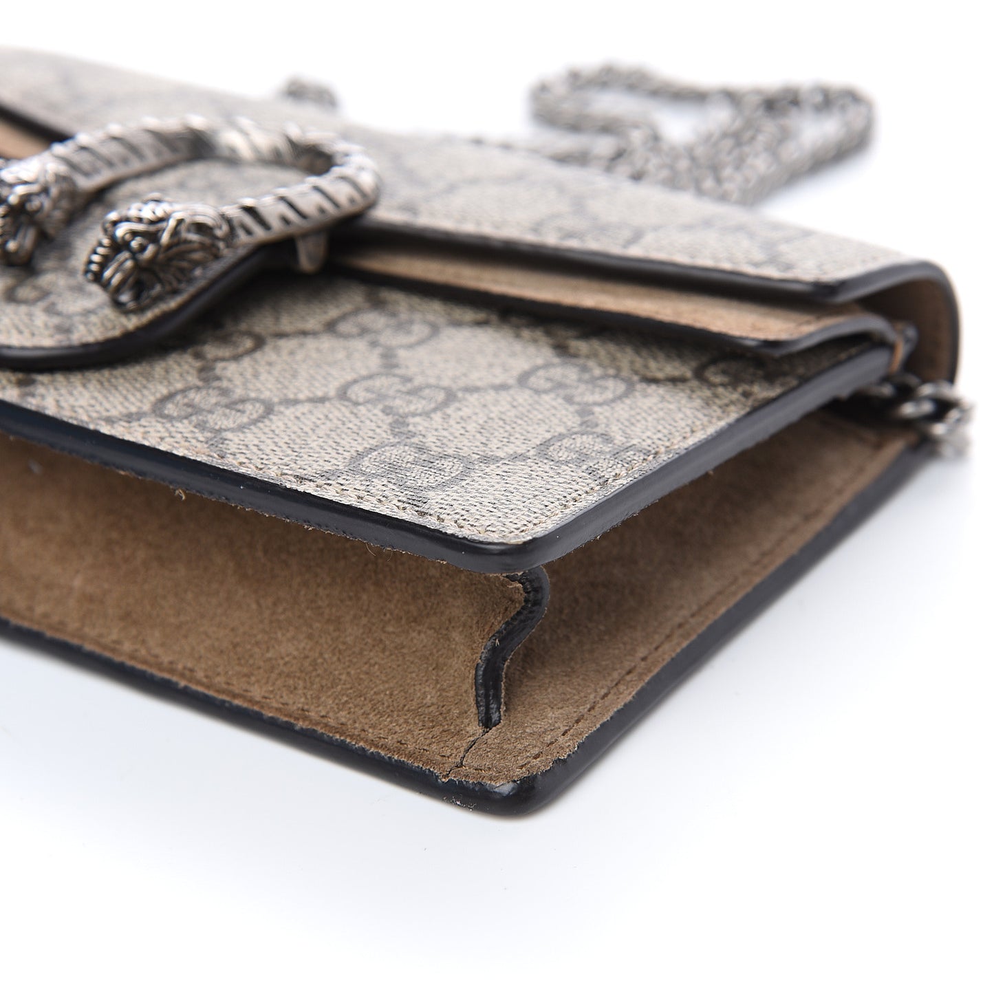 GG Supreme Monogram Super Mini Dionysus Shoulder Bag Taupe