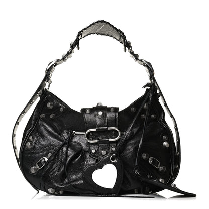 Balenciaga Agneau Arena Medium Le Cagole Shoulder Bag Black 2 of 14