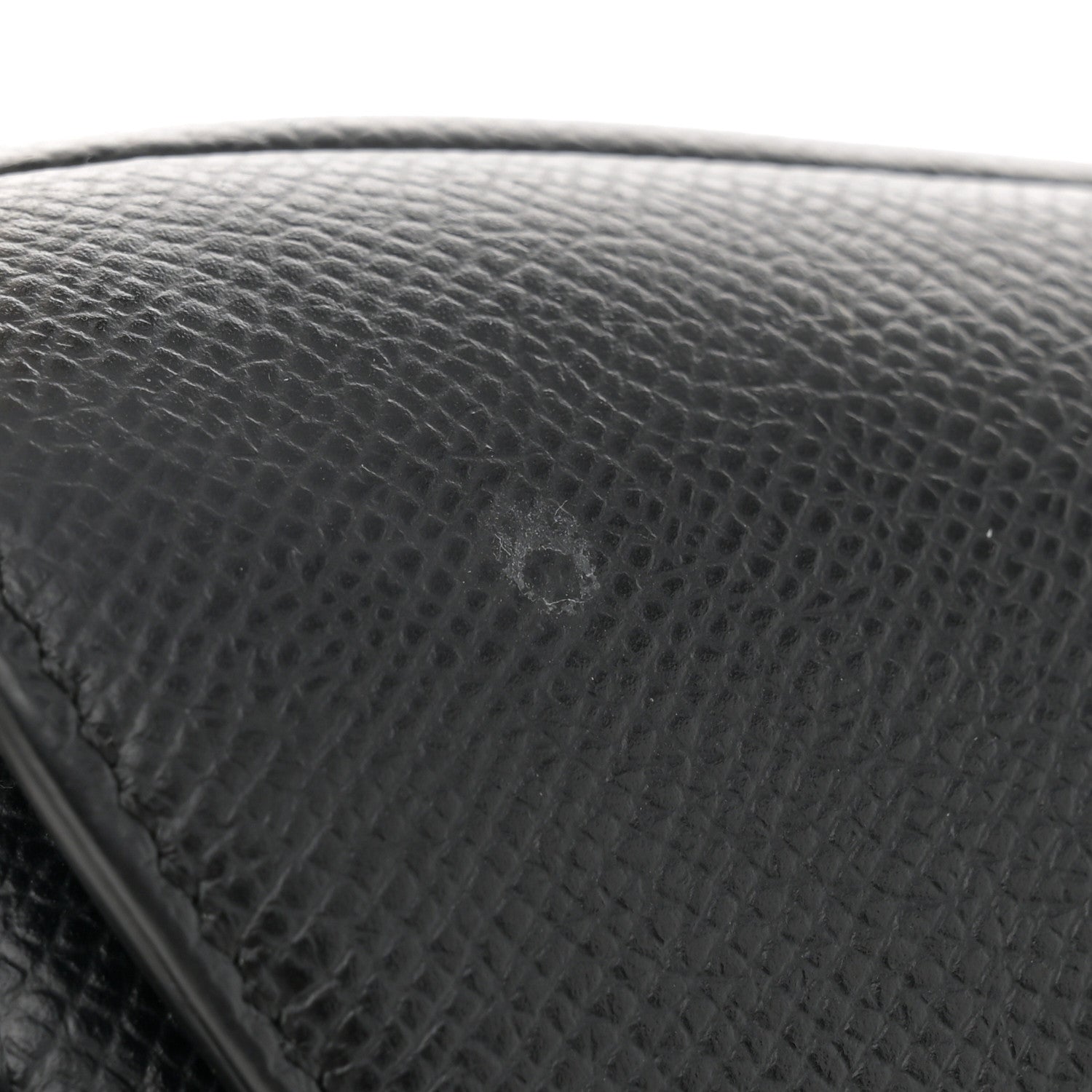 Christian Dior Grained Calfskin Saddle Bag Black 12 of 12