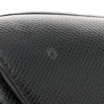 Christian Dior Grained Calfskin Saddle Bag Black 12 of 12