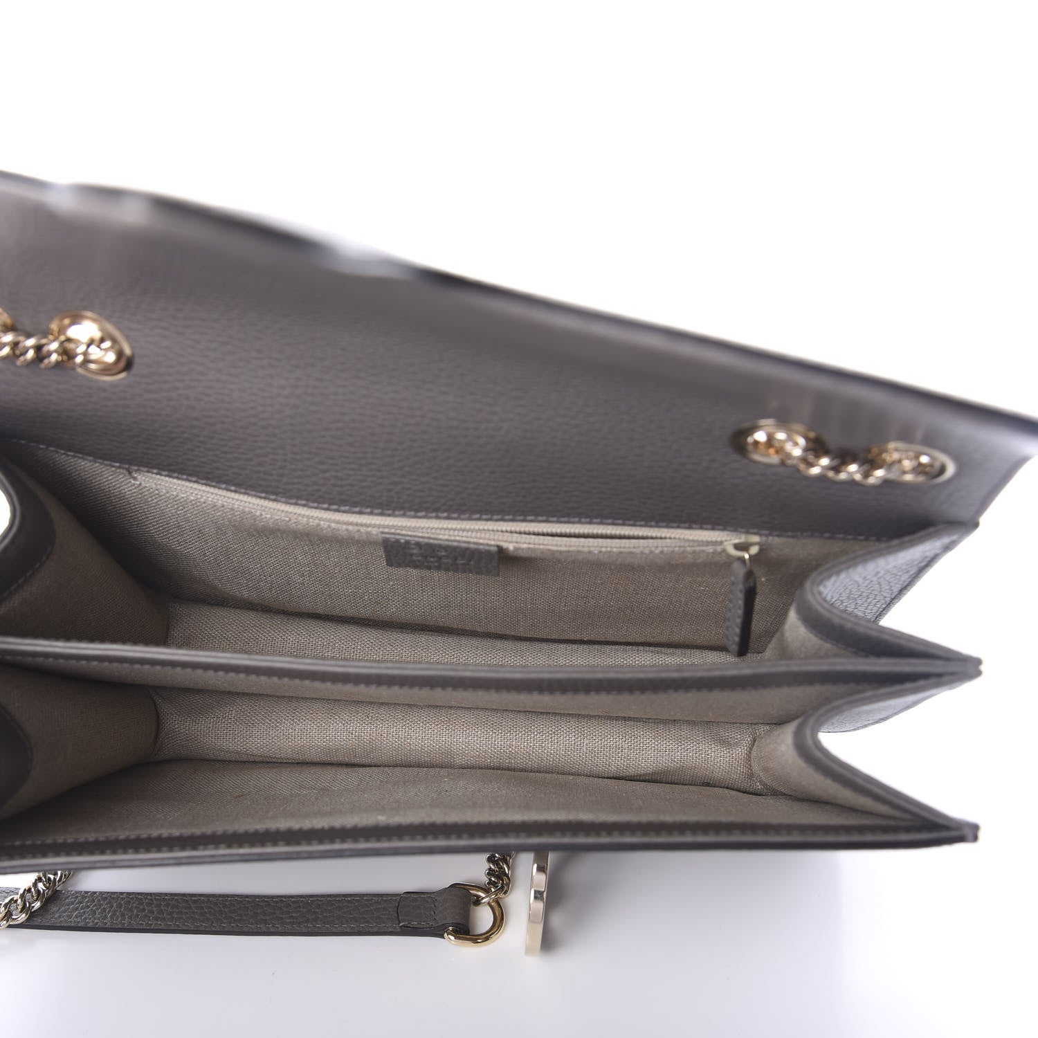 Gucci Dollar Calfskin Interlocking G Shoulder Bag Loess 4 of 7