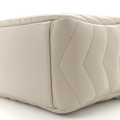 Saint Laurent Calfskin Y Quilted Monogram Small Loulou Bowling Bag Ivory 10 of 15