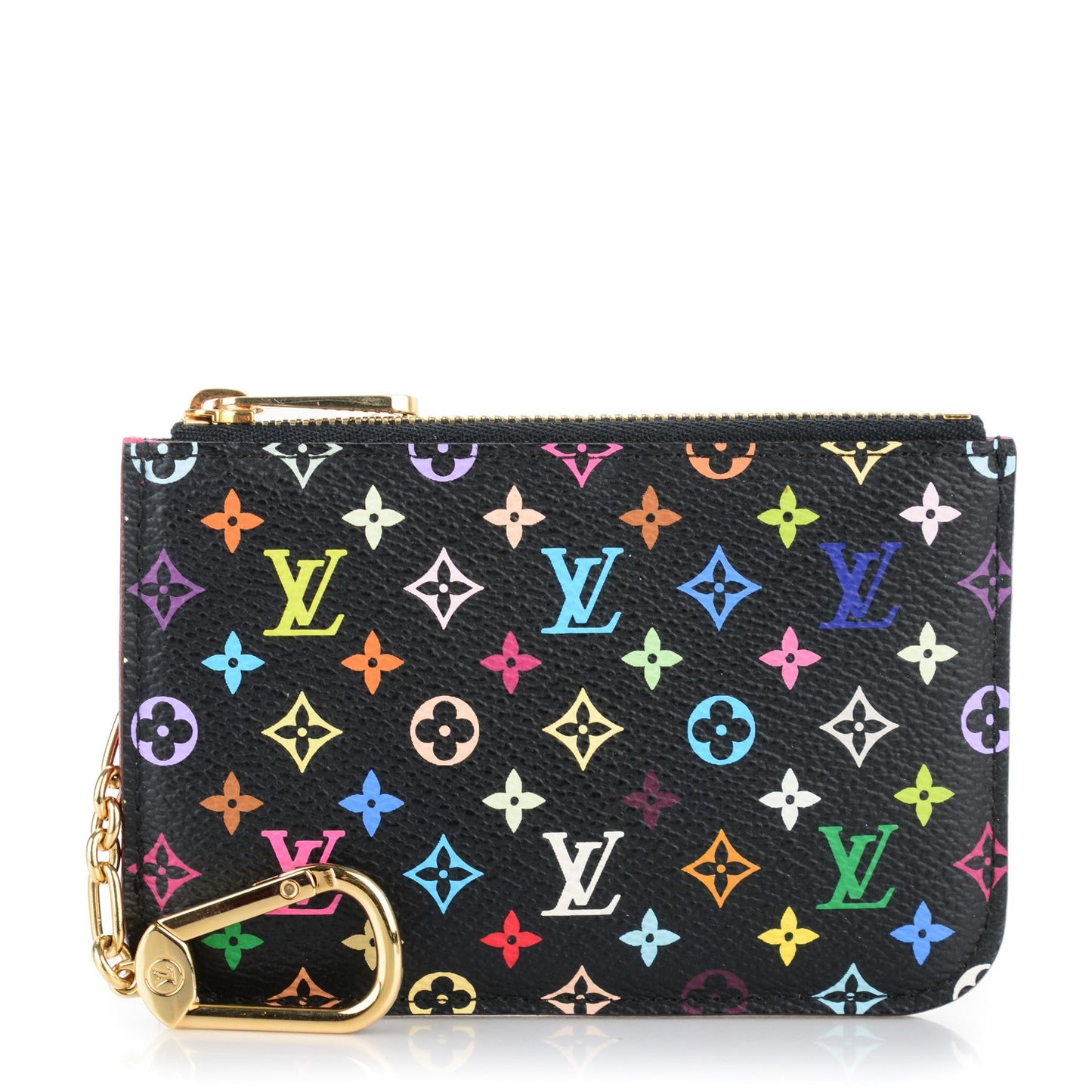 Monogram Multicolor Key Pouch Black Grenade