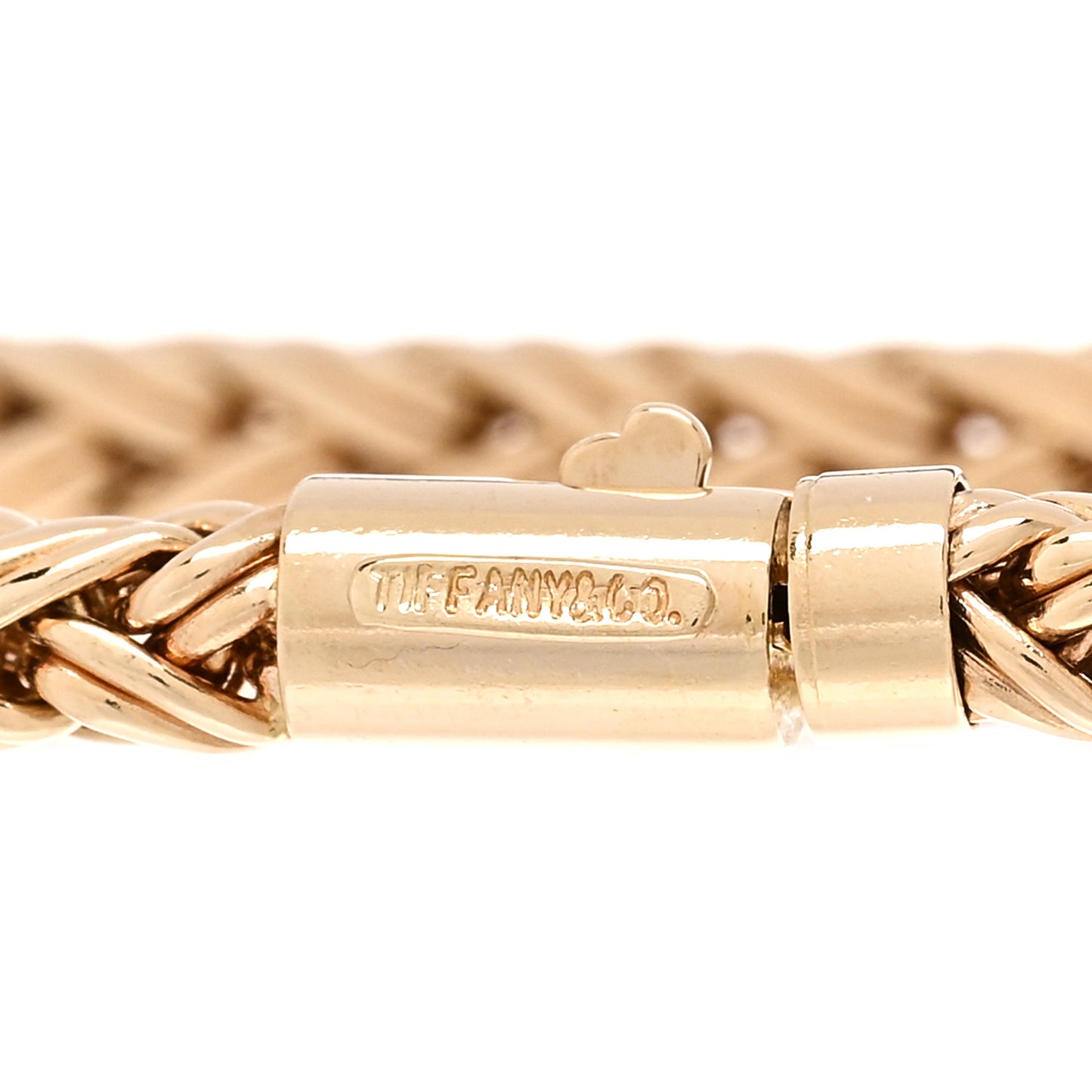 14K Rose Gold Wheat Chain Bracelet