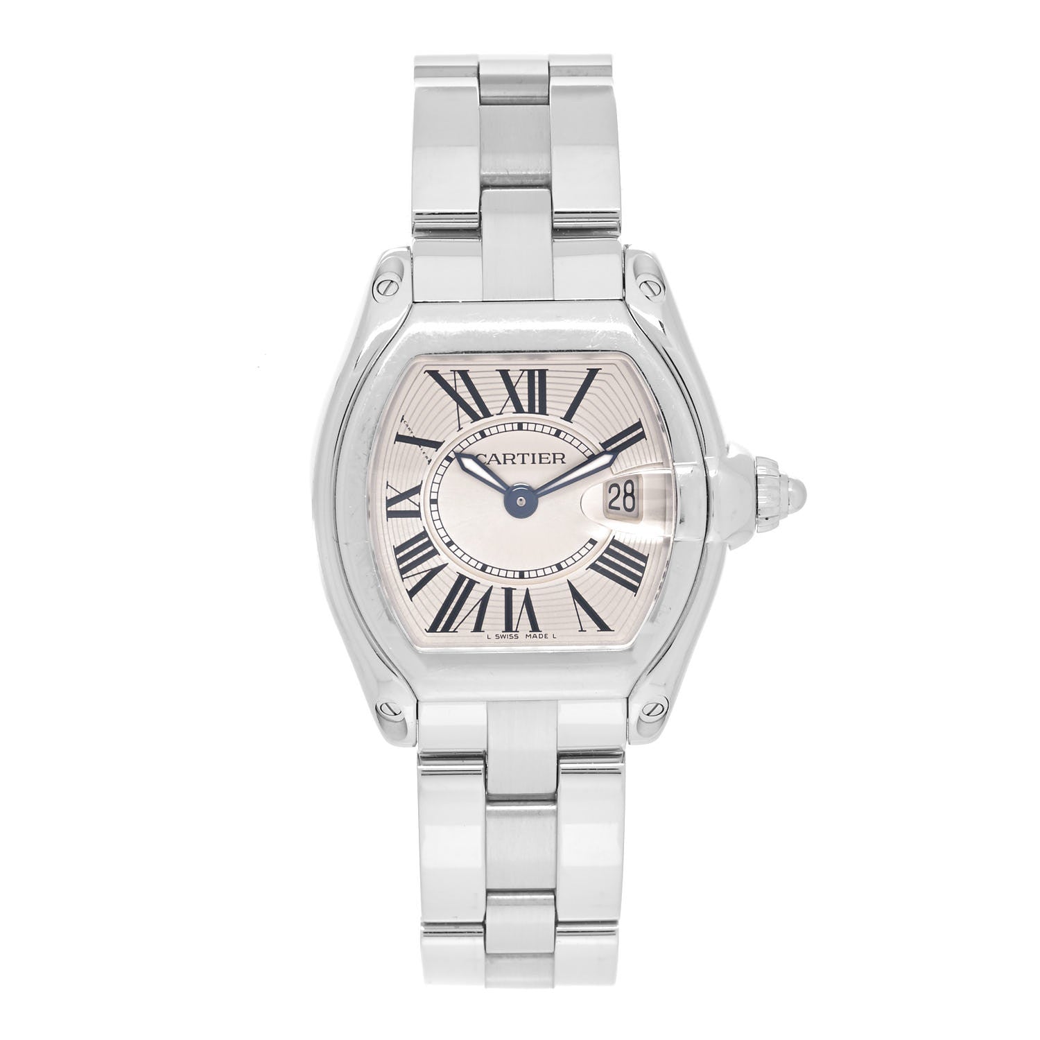 Cartier Stainless Steel 31mm Roadster Quartz Watch 1 of 5