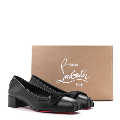 Christian Louboutin Nappa Mamaflirt 30mm Bow Pumps 39 Black 8 of 8