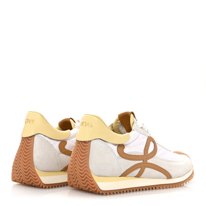 Loewe Nylon Suede Flow Runner Sneakers 36 White Medium Concealer 5 of 9