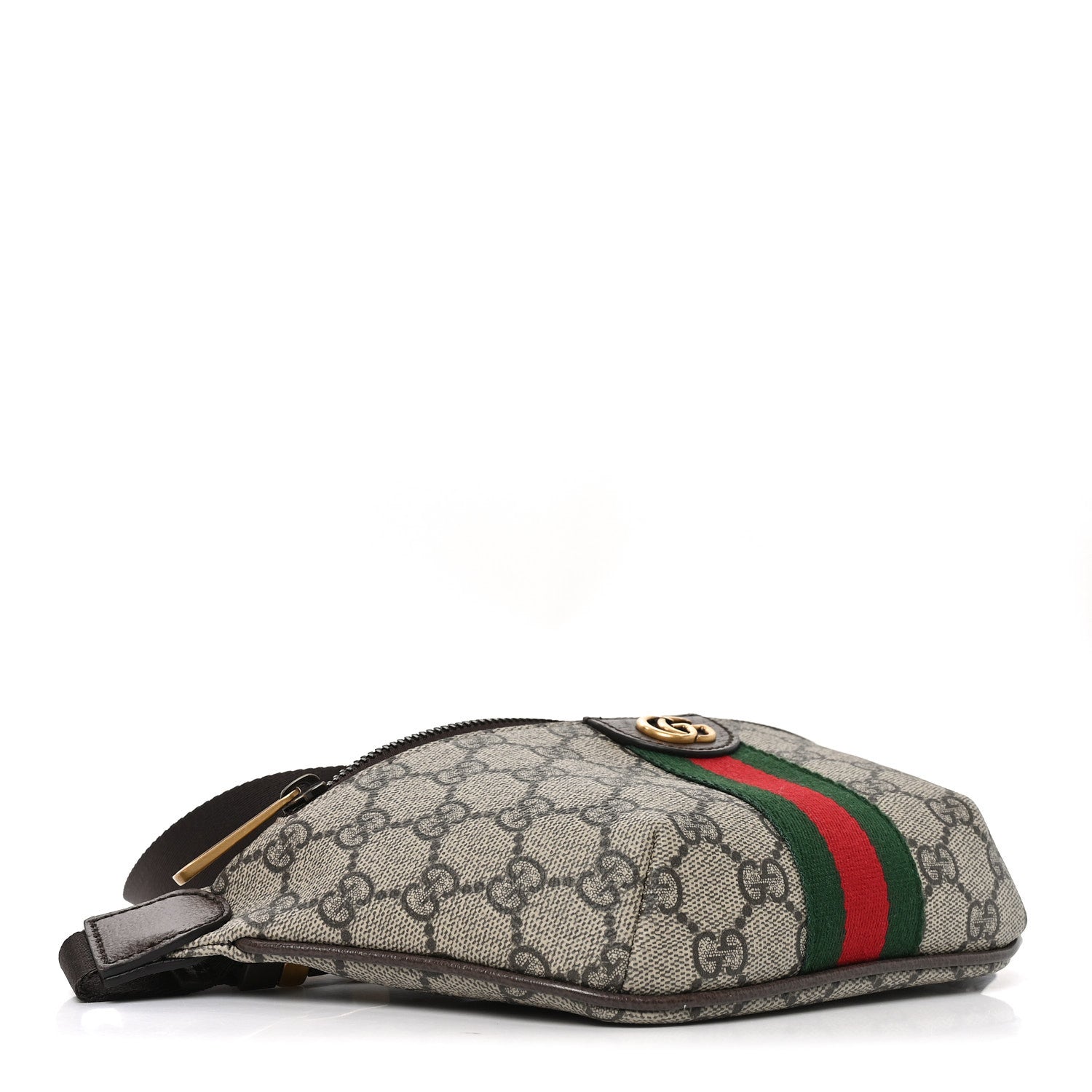 Gucci GG Supreme Monogram Web Small Ophidia Belt Bag Beige Ebony New Acero 4 of 10
