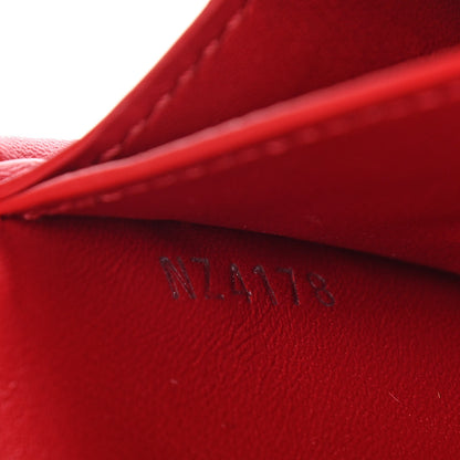 Louis Vuitton Calfskin Love Lock New Wave Long Wallet Red 7 of 8
