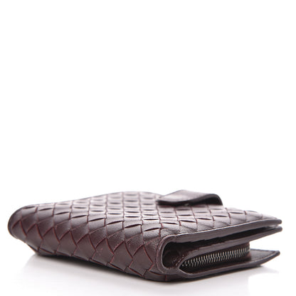 Bottega Veneta Nappa Intrecciato Mini Wallet Dark Barolo 4 of 11