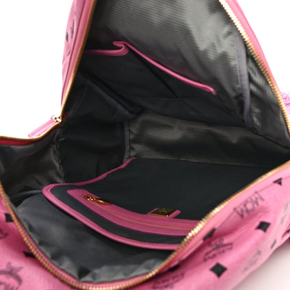 MCM Visetos Medium Side Studs Stark Backpack Pink 5 of 14
