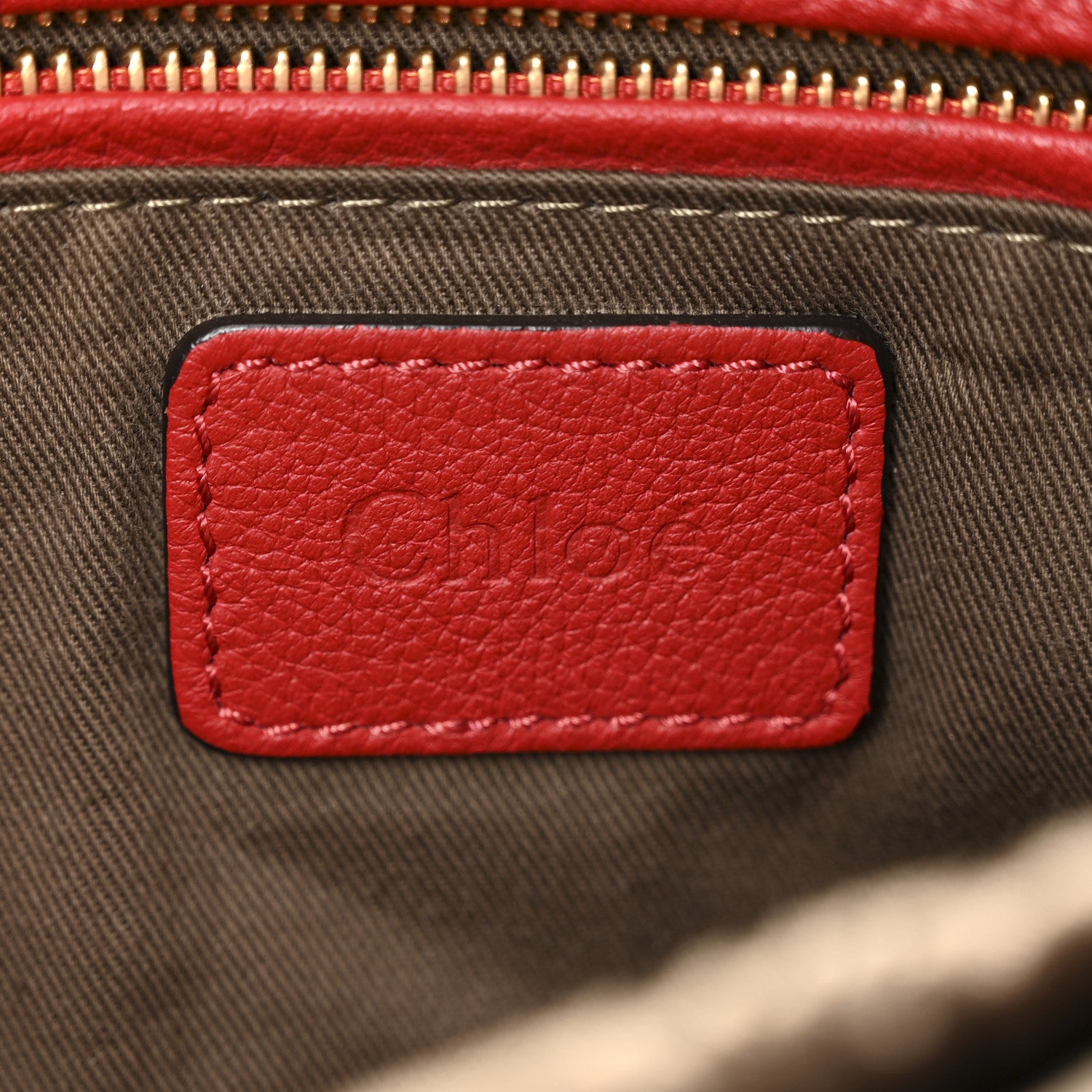 Chloe Calfskin Large Marcie Hobo Red 6 of 13
