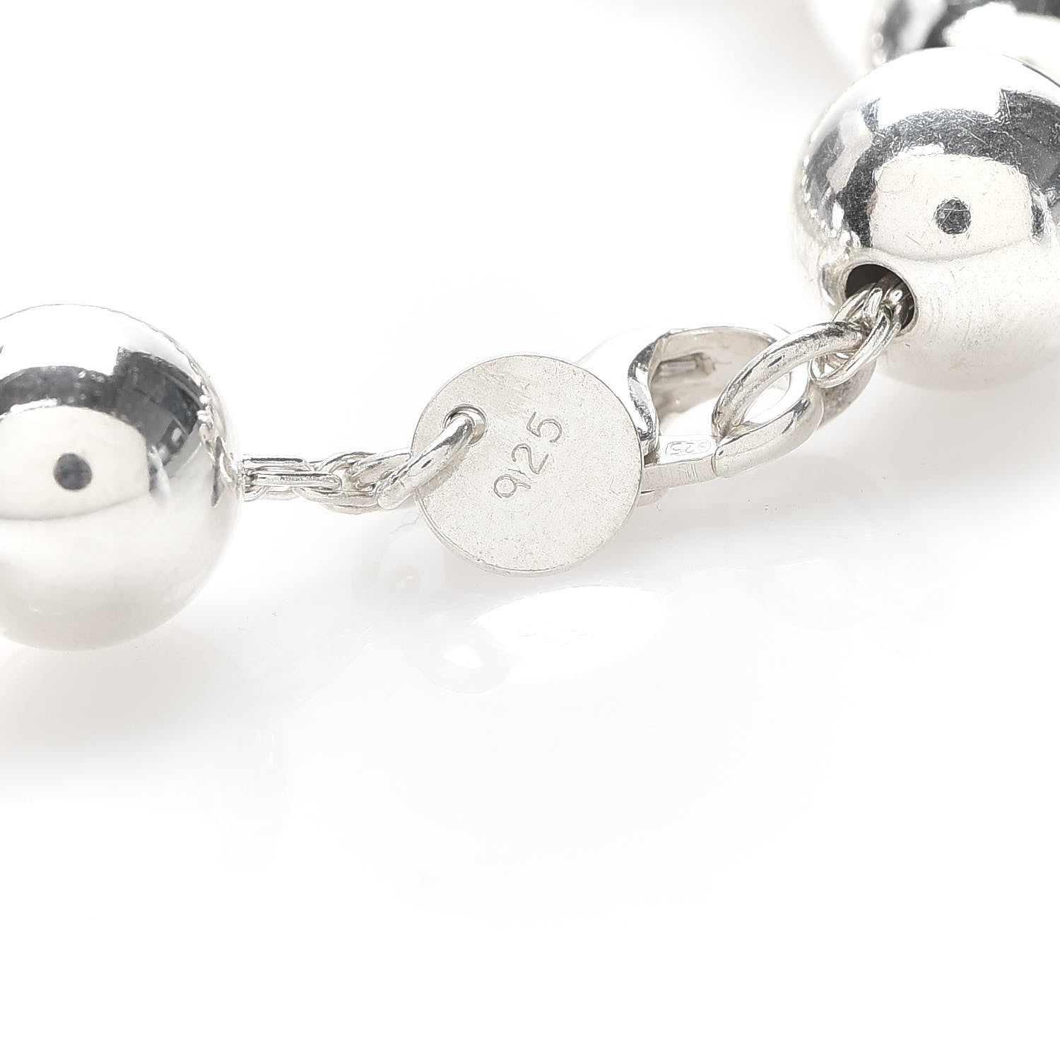 Tiffany Sterling Silver 10mm HardWear Ball Bracelet 6 of 7