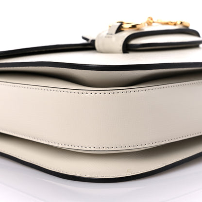 Gucci Azalea Calfskin Horsebit 1955 Shoulder Bag Mystic White 8 of 20