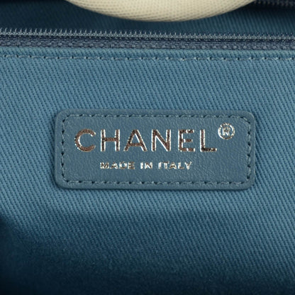 Chanel Canvas Deauville Large Tote Light Blue 8 of 9