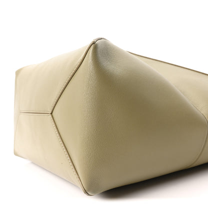 Loewe Shiny Calfskin Medium Puzzle Fold Tote Dark Khaki 10 of 10