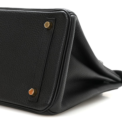 Hermes Togo BIRKIN 30 Black 10 of 10