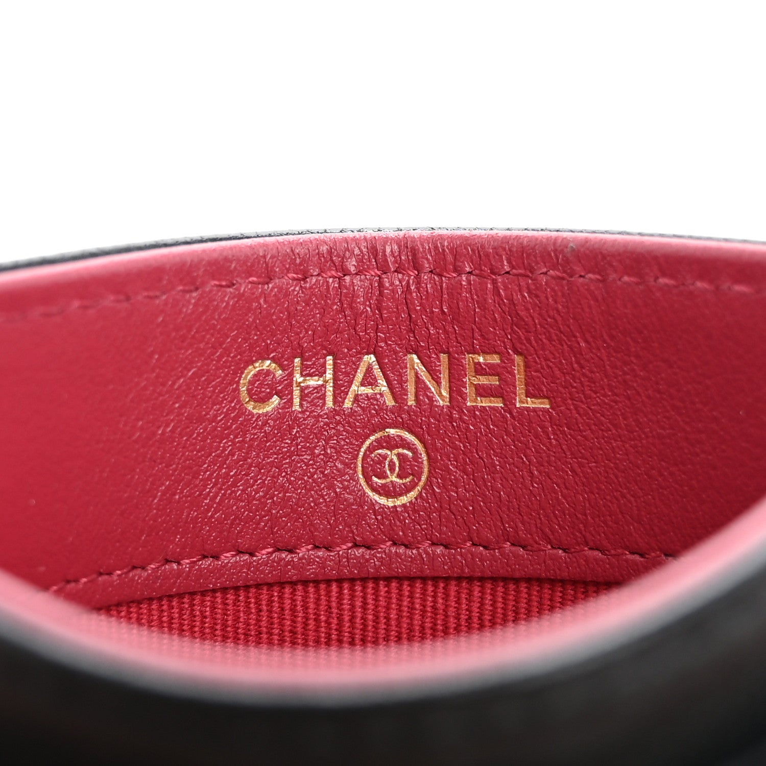 Chanel Lambskin Quilted Chanel 19 Card Holder Black 6 of 10