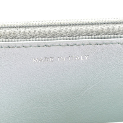 Chanel Iridescent Calfskin Quilted Wallet On Chain WOC Light Blue 7 of 12