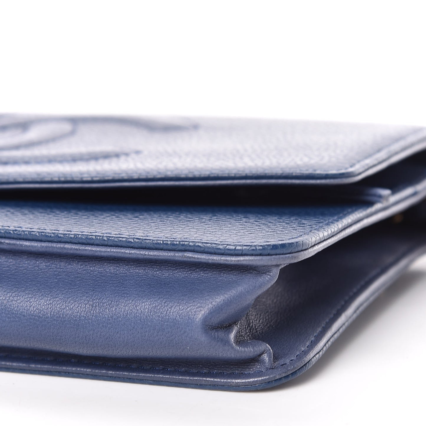 Caviar Timeless CC Wallet On Chain WOC Navy Blue
