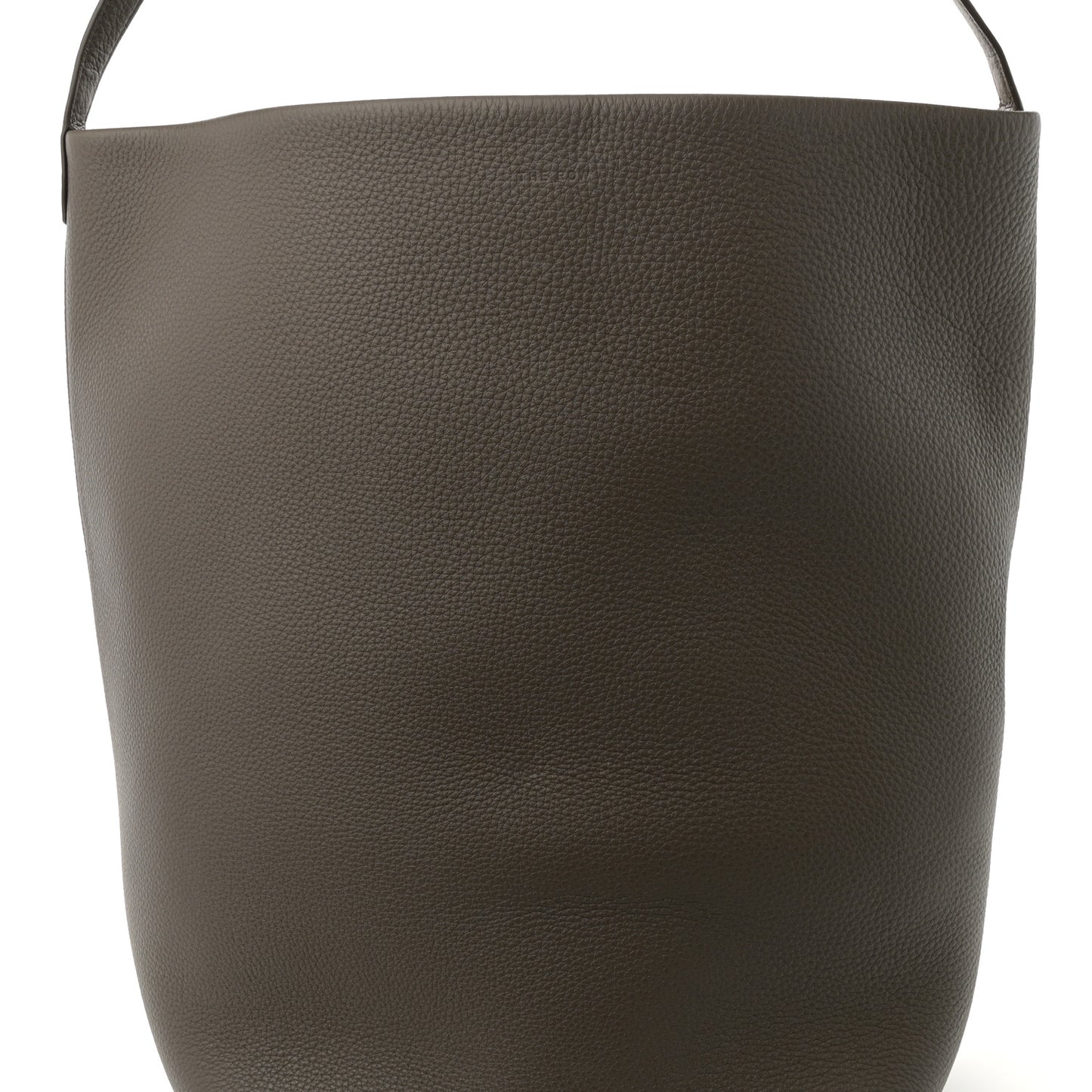 Grained Calfskin Large N/S Park Tote French Grey