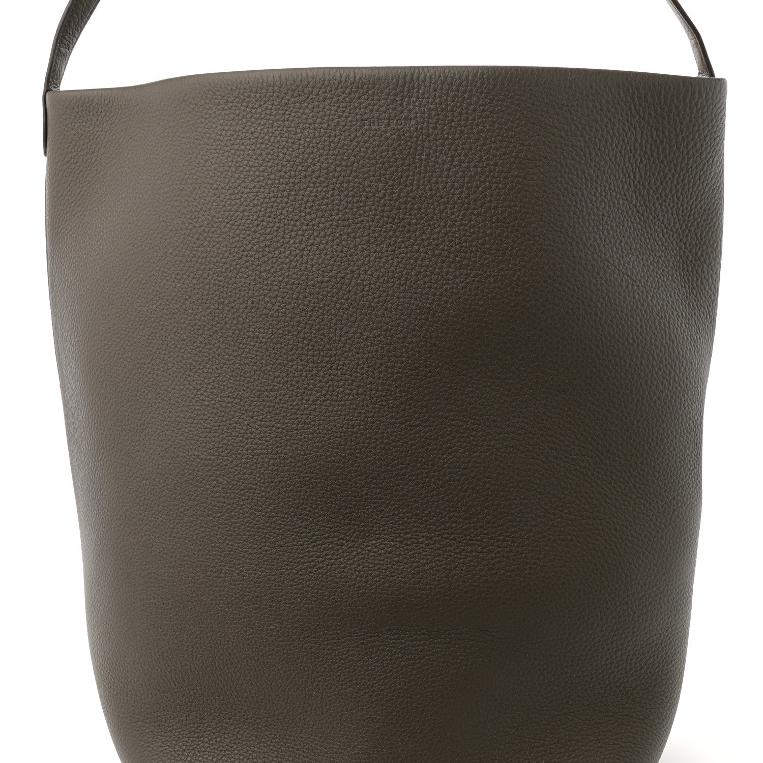 The Row Grained Calfskin Large N/S Park Tote French Grey 8 of 11