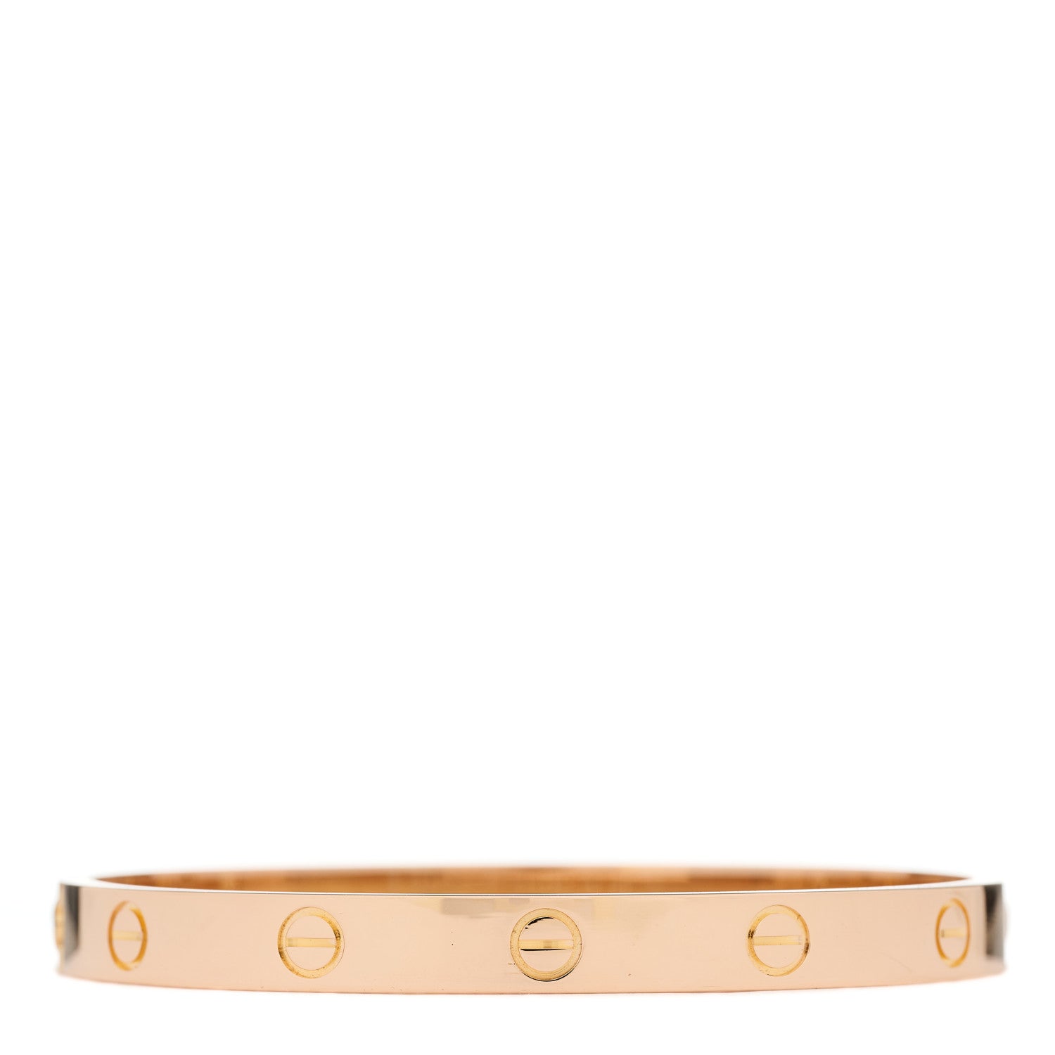 Cartier 18K Pink Gold LOVE Bracelet 17 2 of 7