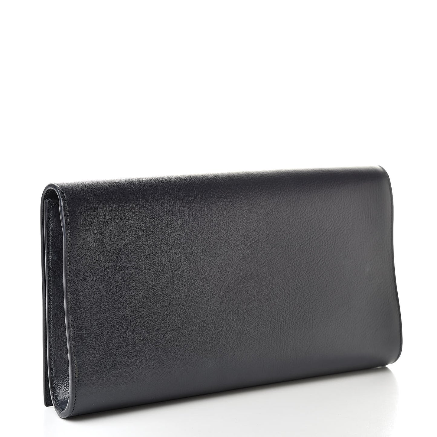 Calfskin Monogram Large Belle De Jour Clutch Navy