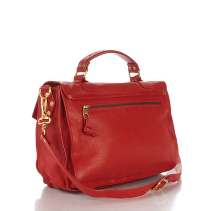Proenza Schouler Lambskin Medium PS1 Satchel Red 3 of 8