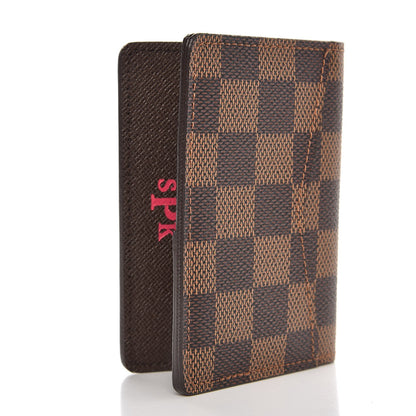 Louis Vuitton Damier Ebene Pocket Organizer NM 3 of 8