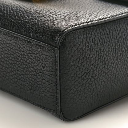 Dolce & Gabbana DOLCE GABBANA Calfskin Miss Bonita Top Handle Bag Black 10 of 10