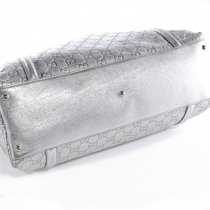 Gucci Guccissima Britt Medium Tote Silver 8 of 9