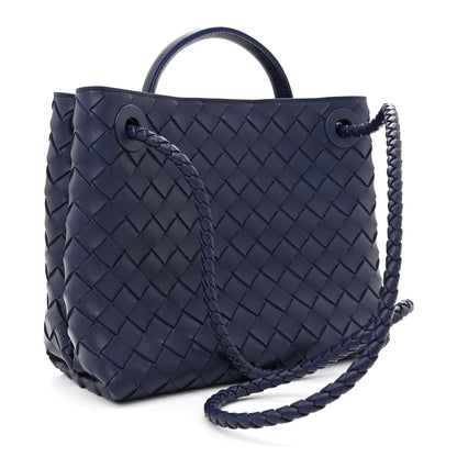 Bottega Veneta Nappa Intrecciato Small Andiamo Shoulder Bag Duke 3 of 9